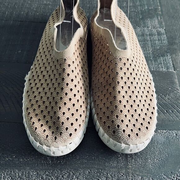 Ilse Jacobsen Tulip 139 Tan Slip-On Sneakers Scandi Minimalist EU 40 (US 9) - Picture 2 of 8